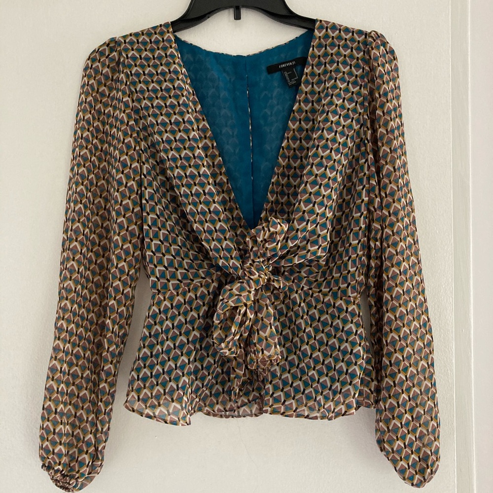 Forever 21 Geometric Blouse!
